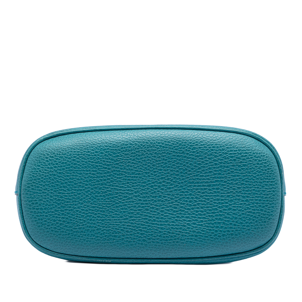 Pre-Loved Gucci Small Dollar Calfskin GG Charm Dome Satchel - Picture 3 of 7